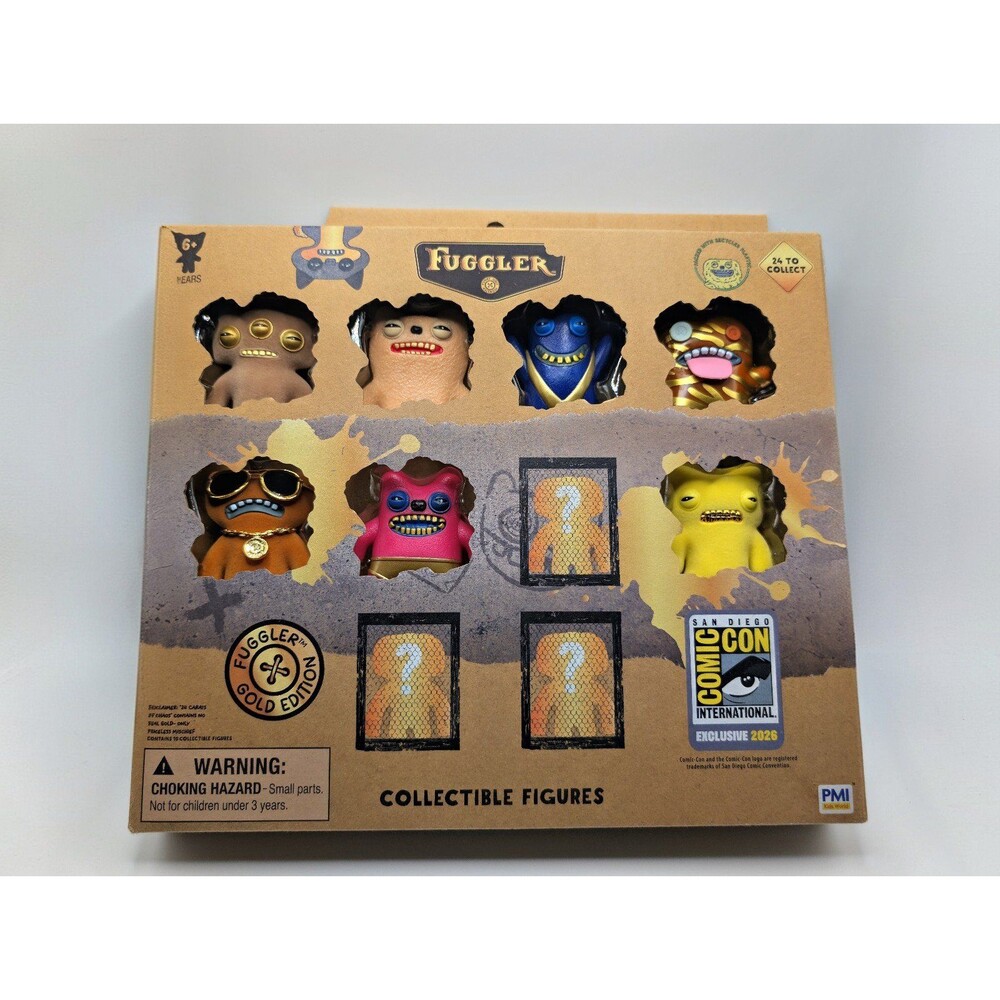 SDCC 2026 Exclusive Fuggler Blinged Out Gold Collection 10 Figure